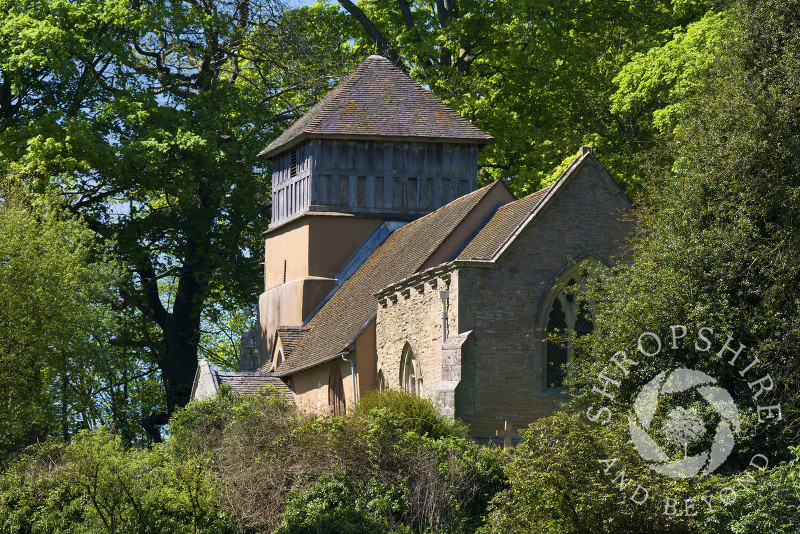 St James' Church at Shipton, near Much Wenlock, Shropshire, England.
