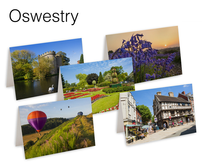 5 Oswestry Greetings Cards