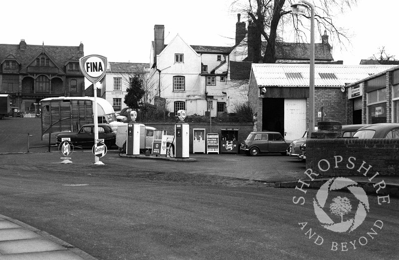 Church Street Garage in Shifnal, Shropshire, in 1965.