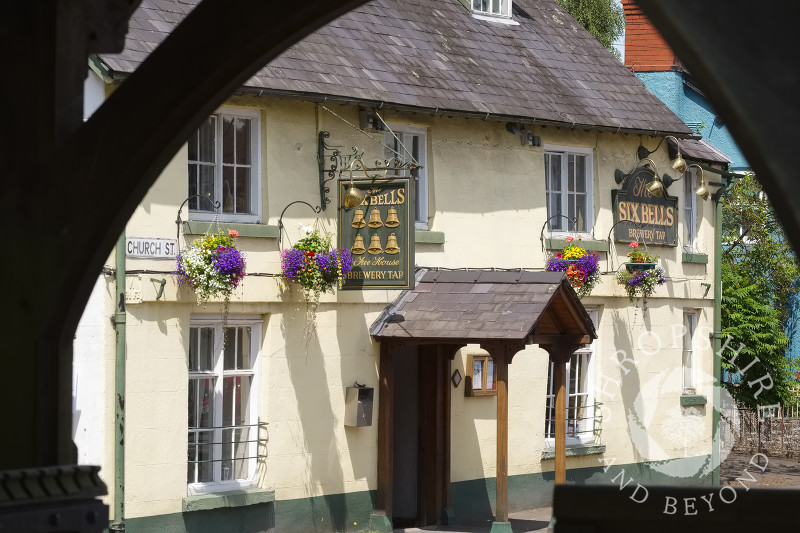 The Six Bells public house in Bishop's Castle, Shropshire.