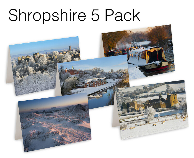 5 Shropshire Christmas Cards