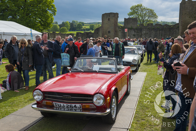 Triumph TR6 at the 2017 Ludlow Spring Festival