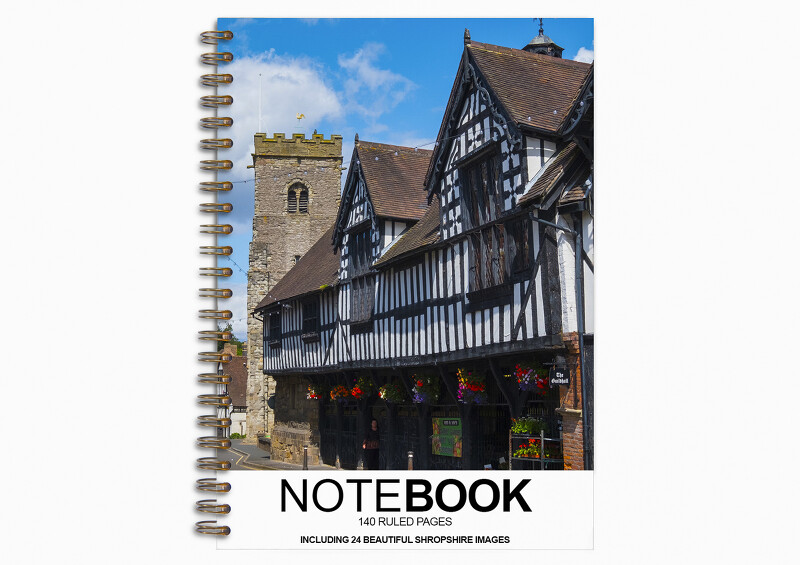 Much Wenlock A5 notebook