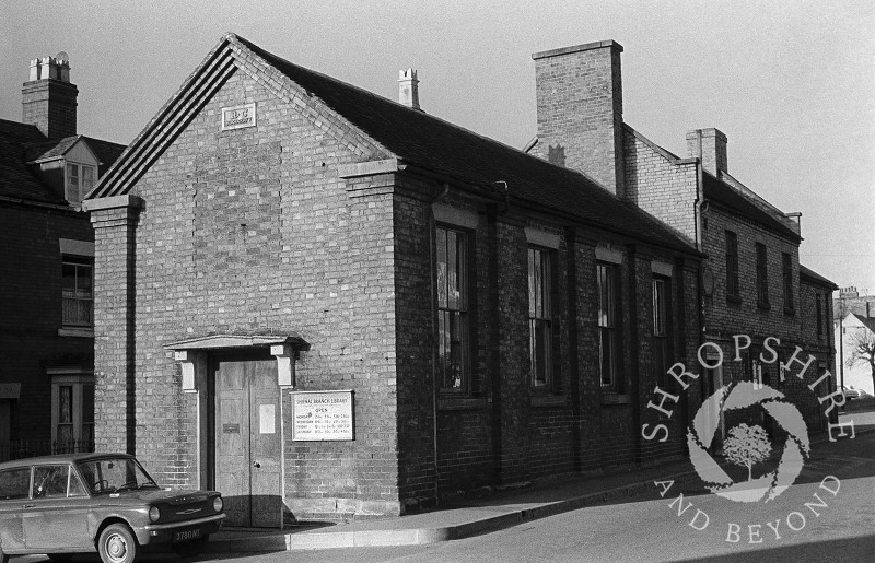 Shifnal Branch Library in Bradford Street, Shifnal, Shropshire, pictured in 1965.