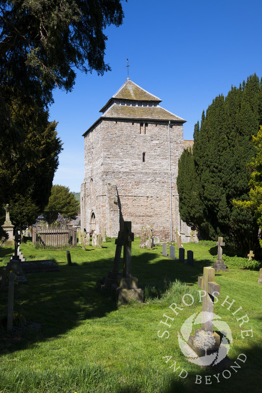St George's Church in the town of Clun, Shropshire, England.