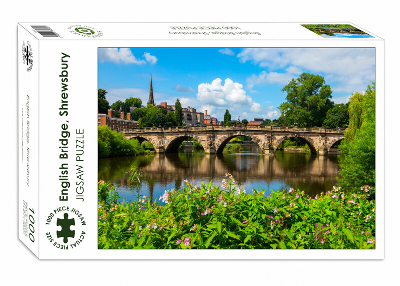 English Bridge, Shrewsbury, 1000-piece jigsaw