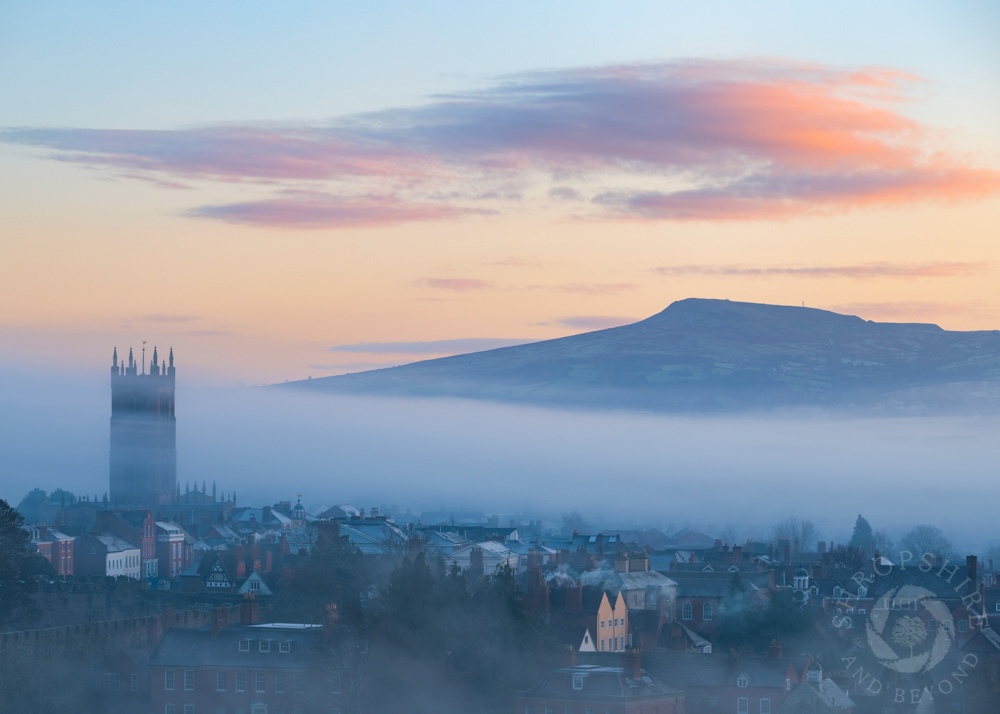 Dawn breaks over beautiful Ludlow