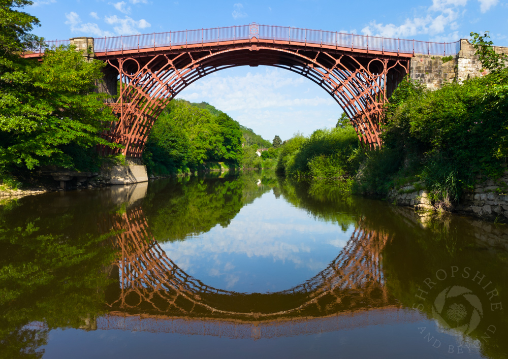 Reflections on the iconic Iron Bridge