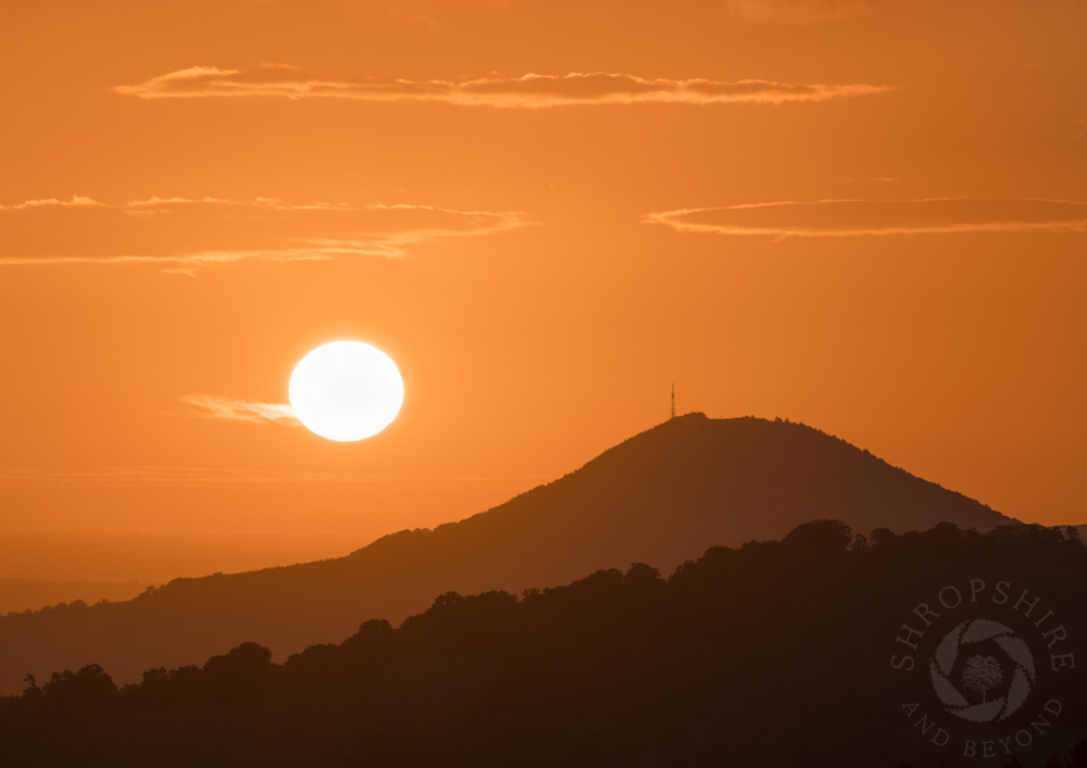 Sunrise and silence in the Shropshire Hills