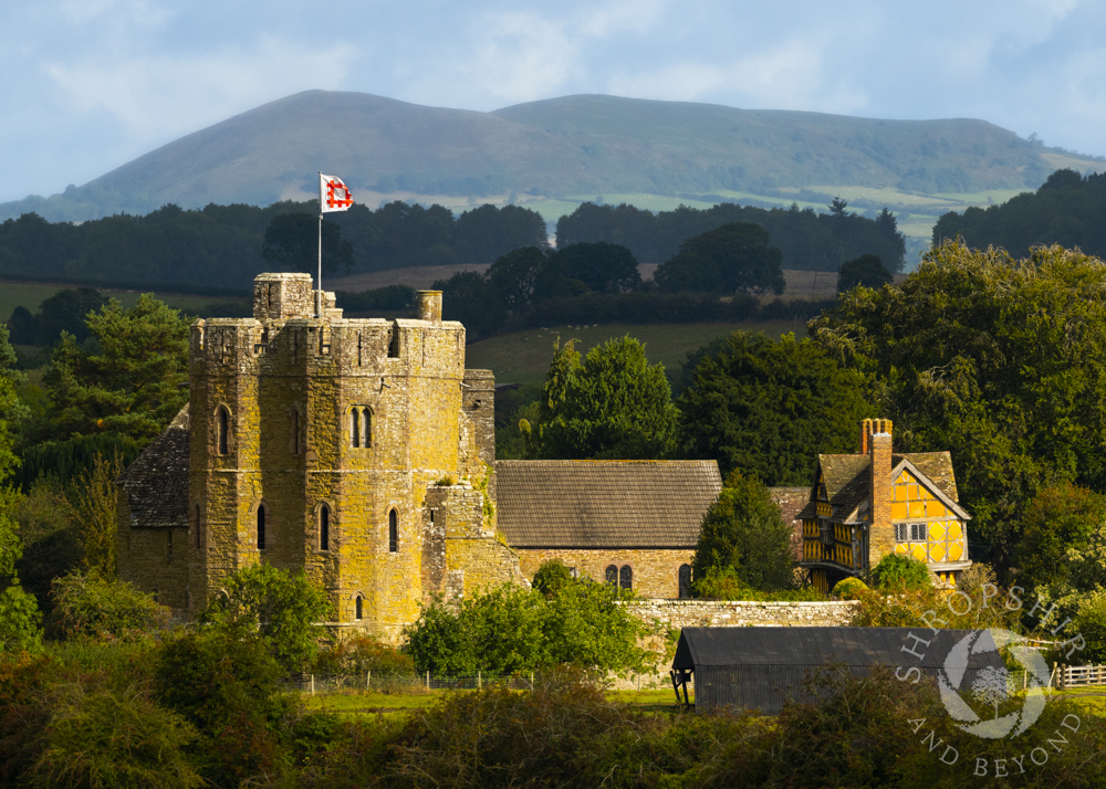 Sunshine and rain at Stokesay Castle