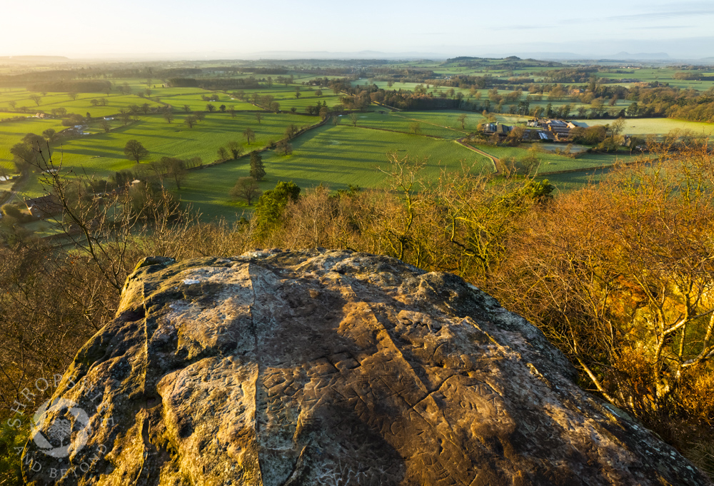 Glorious morning over north Shropshire