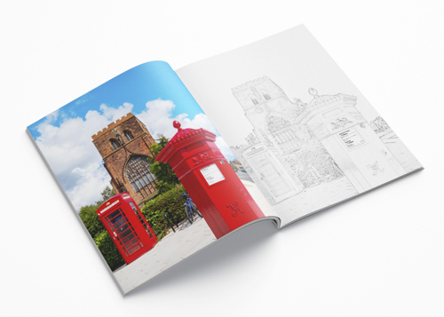 Shropshire Colouring Book