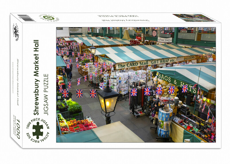 Shrewsbury Market Hall Jigsaw, 1000-piece jigsaw