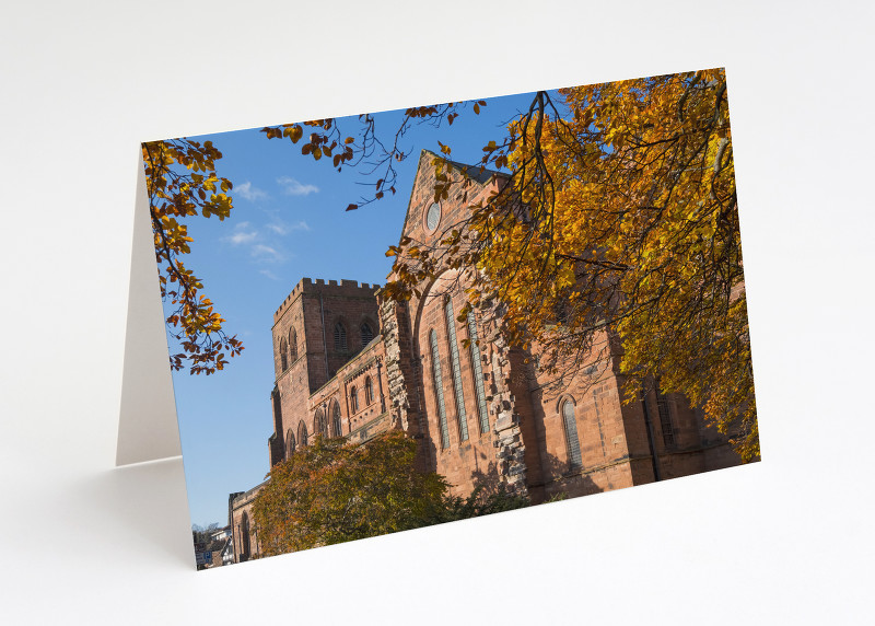 Autumn at Shrewsbury Abbey, Shropshire.