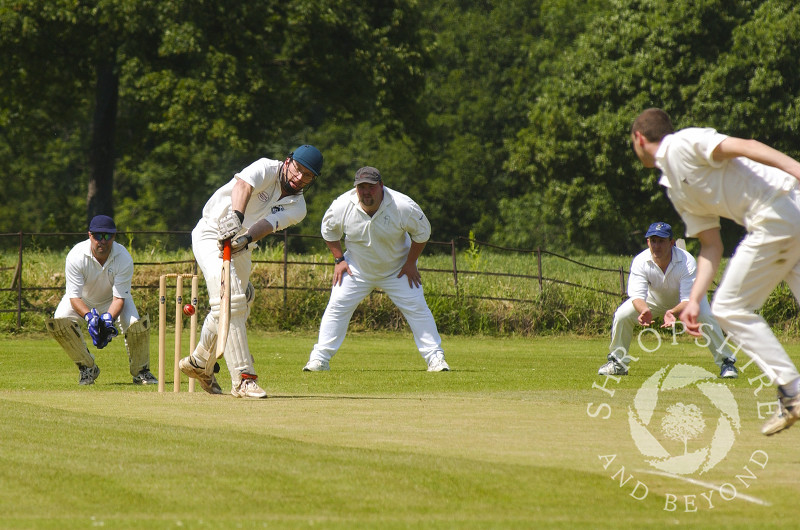 Cound Cricket Club, Shrewsbury, Shropshire, England.