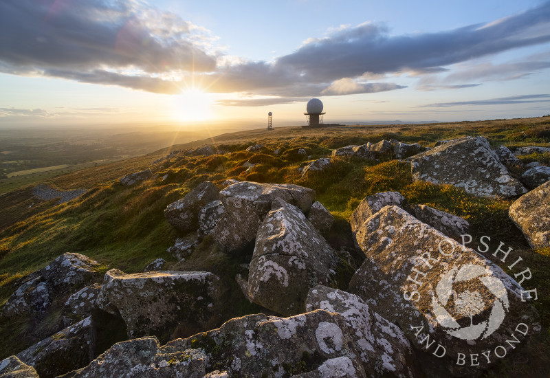 Sunrise on Titterstone Clee, Shropshire.