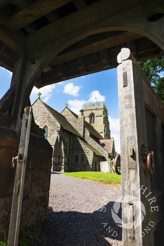 St Lucia's Church at Upton Magna, near Shrewsbury, Shropshire.