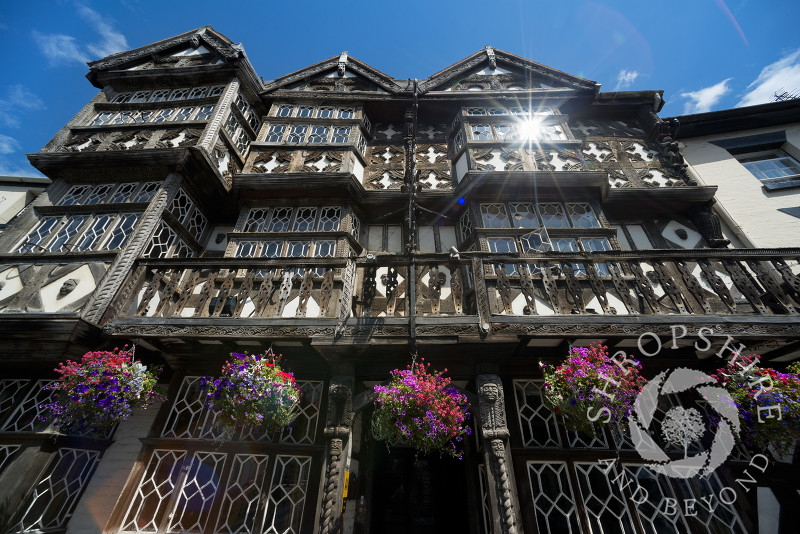 The Feathers Hotel at Ludlow, Shropshire, England.