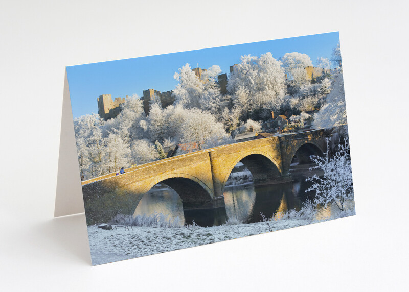 Dinham Bridge and Ludlow Castle, Shropshire.