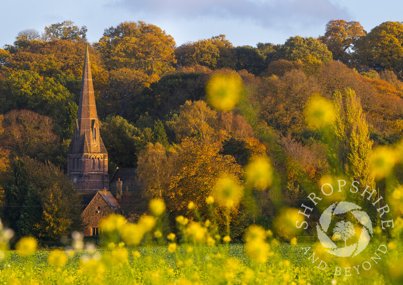 St Michael's and All Angels Church at Chetwynd, Shropshire.