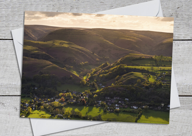 Batch Valley and the Long Mynd above All Stretton, Shropshire.