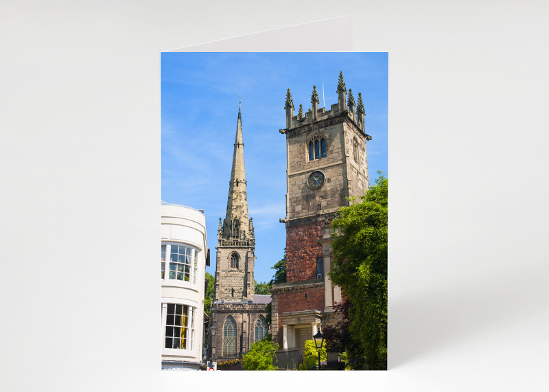 The churches of St Alkmund and St Julian, Shrewsbury, Shropshire.