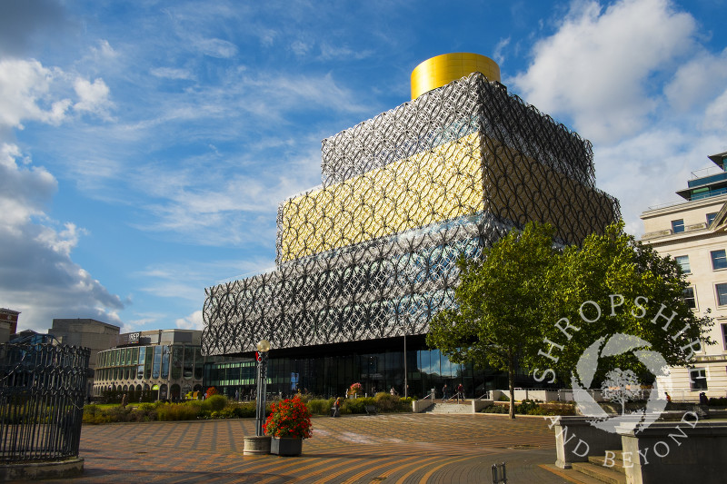 The Library of Birmingham, Centenary Square, England, UK.