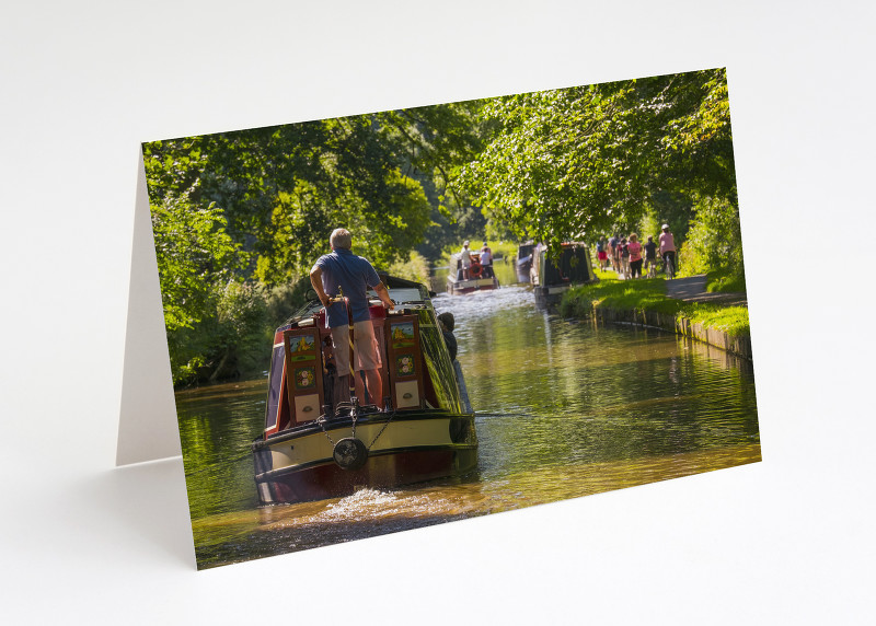 The Llangollen Canal at Ellesmere, Shropshire.