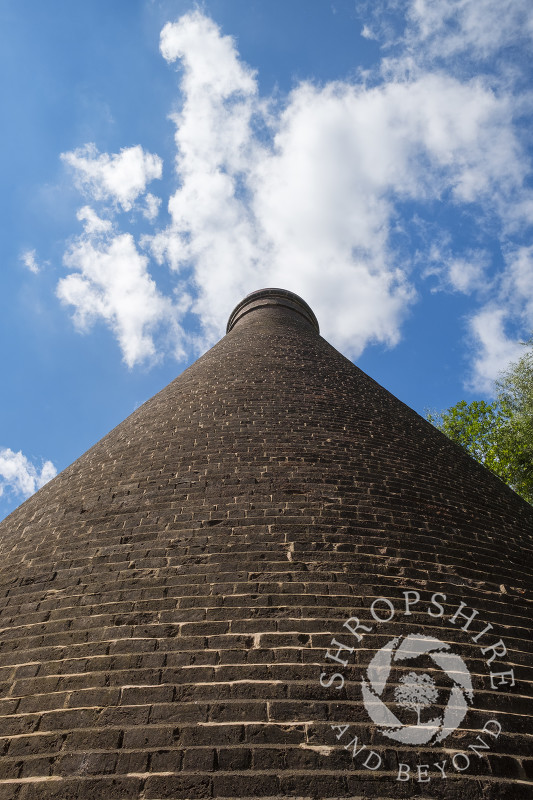 A bottle kiln at Coalport China Museum, near Ironbridge, Shropshire.