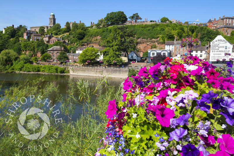 Bridgnorth and the River Severn, Shropshire.