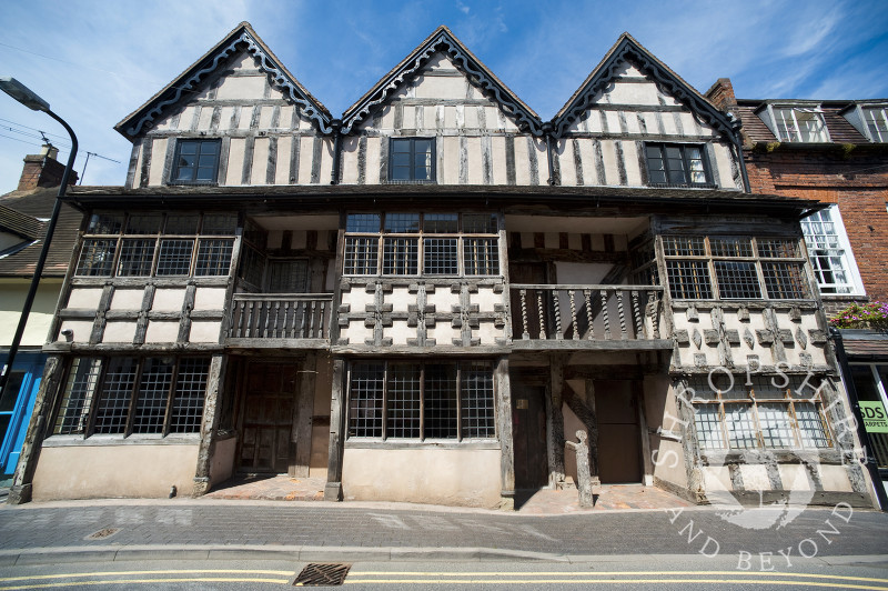 Raynalds Mansion in the centre of Much Wenlock, Shropshire, England.