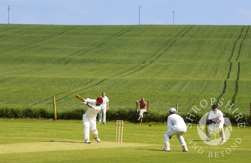 Cound Cricket Club, Shrewsbury, Shropshire, England.