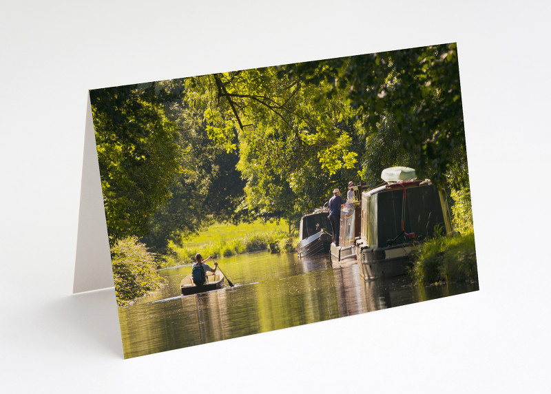 Summer on the Llangollen Canal at Ellesmere, Shropshire.