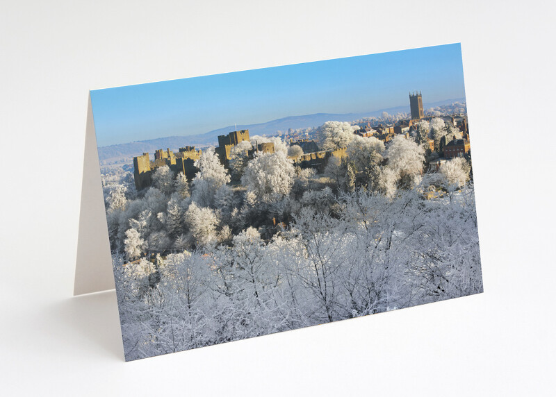 Ludlow seen from Whitcliffe Common, Shropshire.