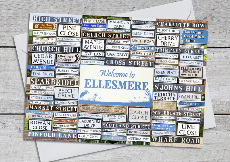 Street names and places, Ellesmere, Shropshire.