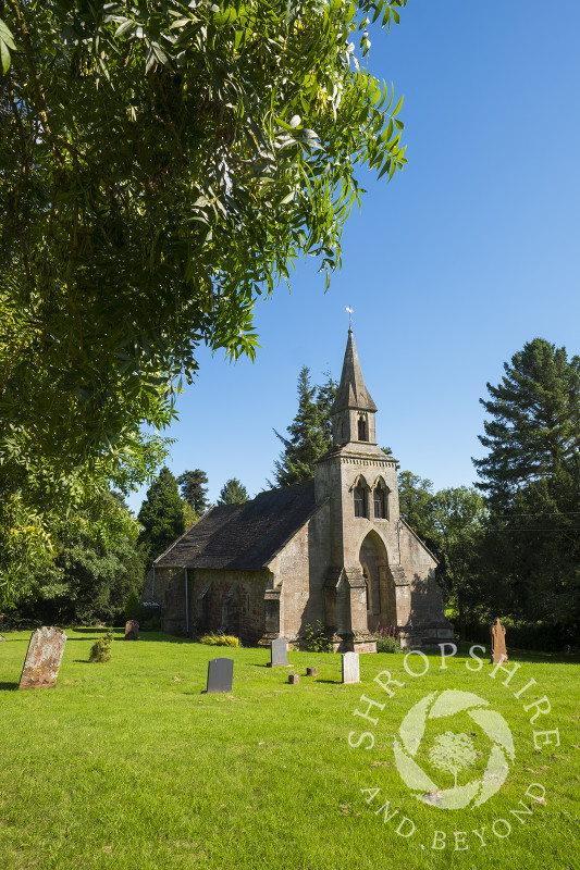 St Calixtus Church in the village of Astley Abbotts, near Bridgnorth, Shropshire.