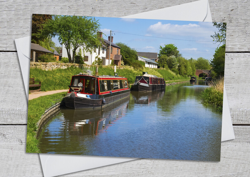 The Llangollen Canal at Whitchurch, Shropshire.