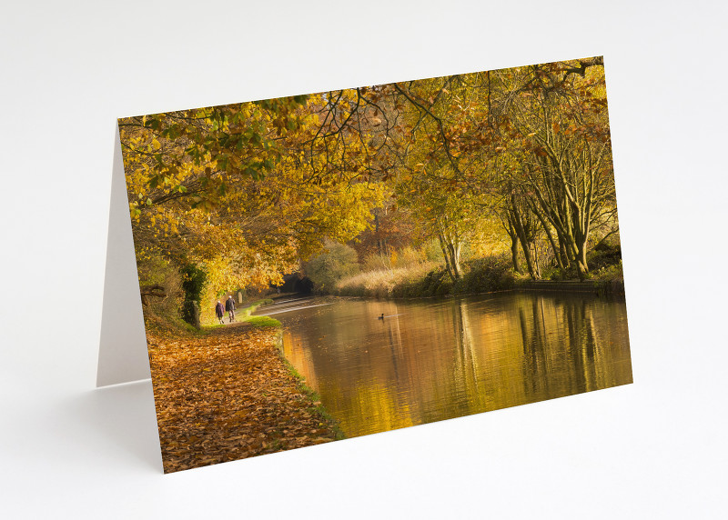 Autumn on the Llanogllen Canal at Ellesmere, Shropshire.