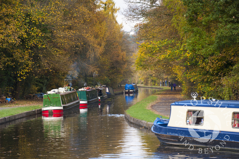 Llangollen Canal at Froncysyllte, Wrexham, Wales.