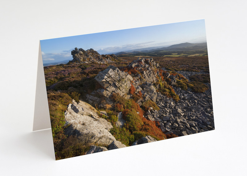 Evening light on the Stiperstones, Shropshire.