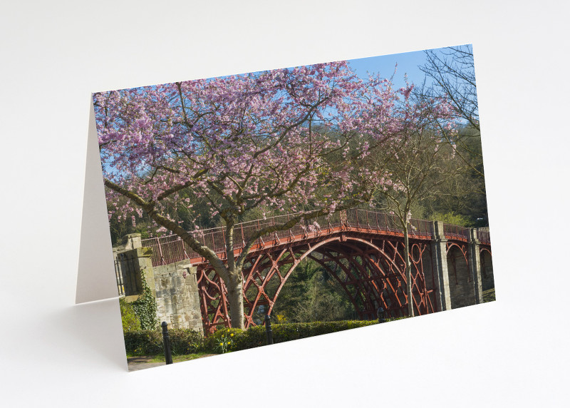 Spring blossom at Ironbridge, Shropshire.