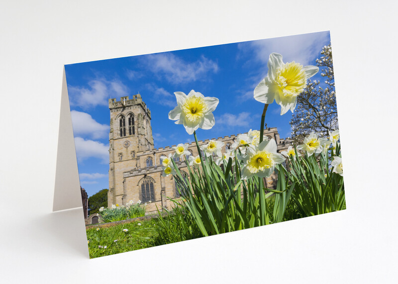 Springtime at All Saints' Church, Broseley, Shropshire.