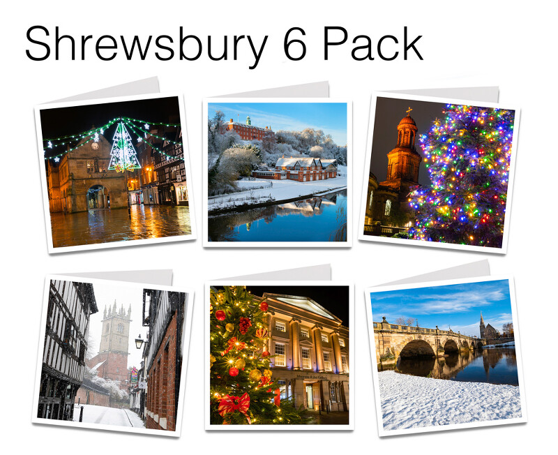 6 Shrewsbury Christmas Cards
