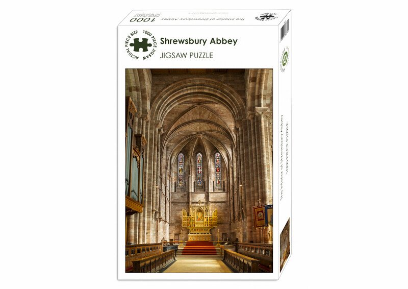 Interior of Shrewsbury Abbey 1000-piece Jigsaw