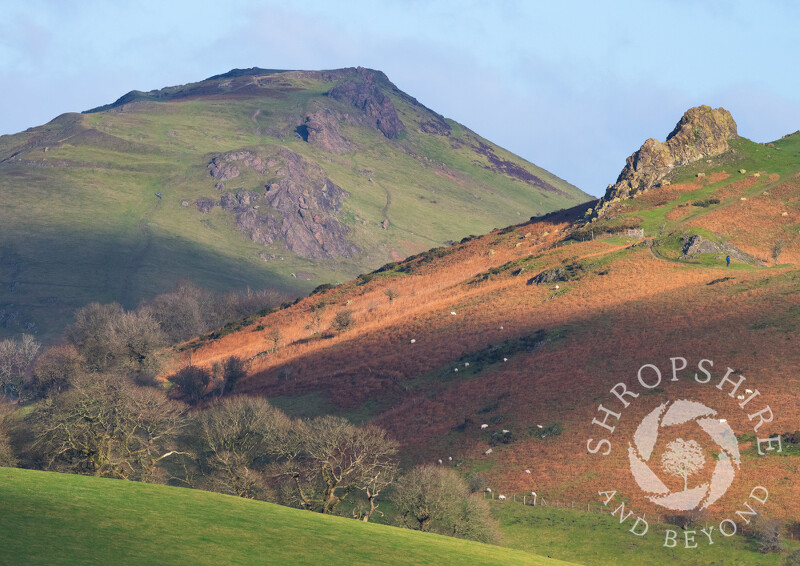 Hope Bowdler and Caer Caradoc, Church Stretton, Shropshire.