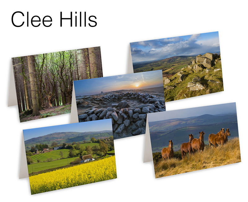 5 Clee Hills Greetings Cards
