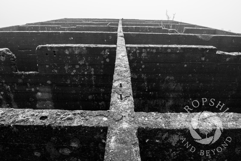 Mining remains on Titterstone Clee, Shropshire.