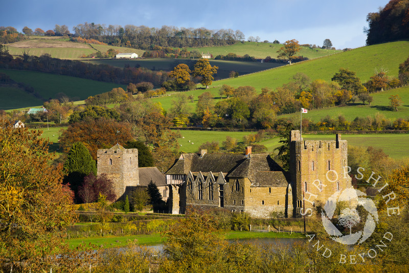 Autumn at Stokesay Castle, Shropshire.