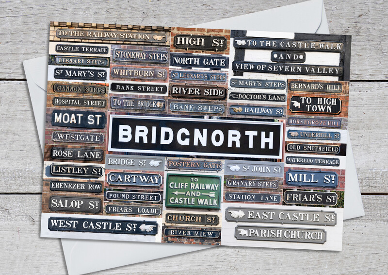 Street names and places, Bridgnorth, Shropshire.