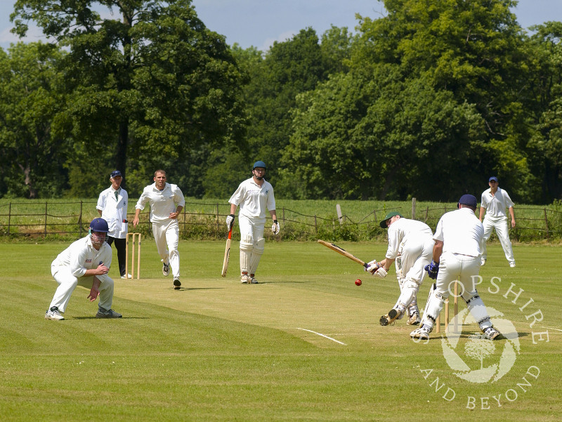 Cound Cricket Club, Shrewsbury, Shropshire, England.